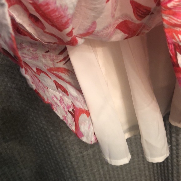 Lands End linen floral print dress 4 - Picture 5 of 7